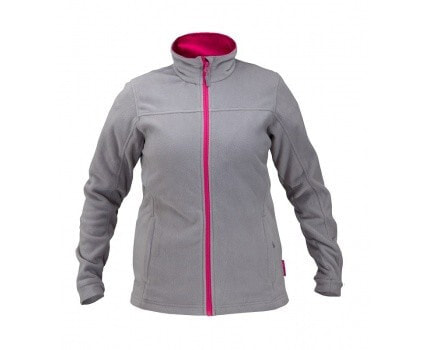 Lahti Pro Women's fleece jacket XXL gray-pink L4010605