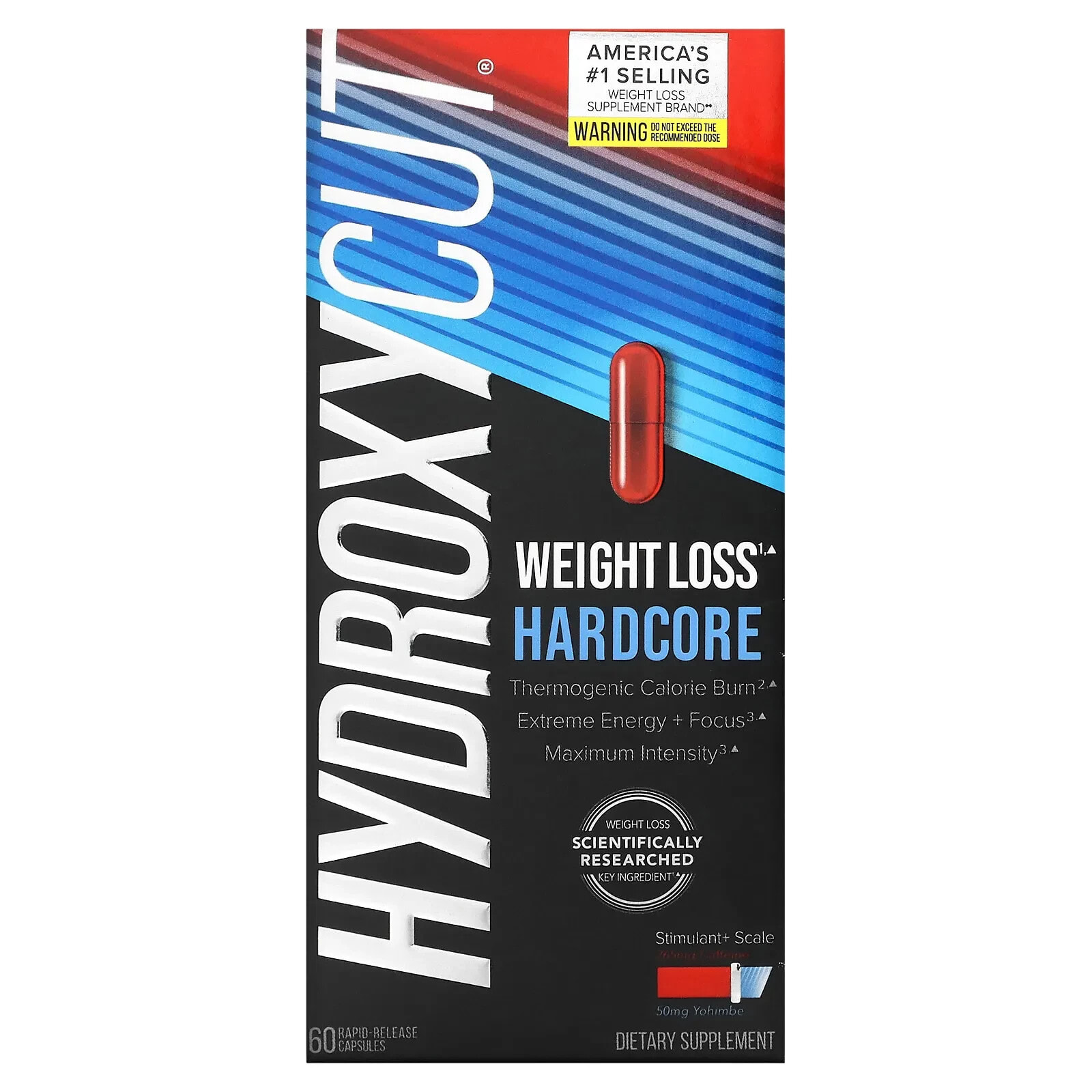 Weight Loss Hardcore, 60 Rapid Release Capsules