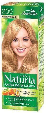 Joanna Naturia Color No.209 Краска для волос на основе натуральных растительных компонентов, оттенок бежевый блондин