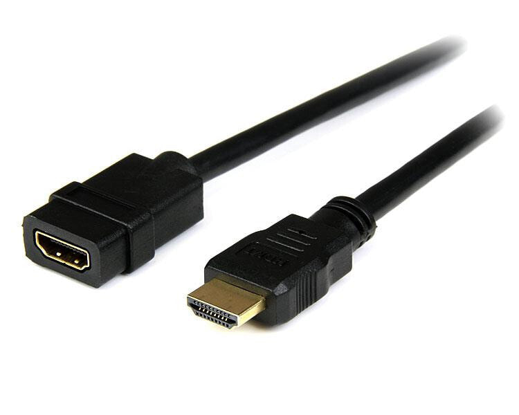 StarTech.com HDEXT2M HDMI кабель 2 m HDMI Тип A (Стандарт) Черный