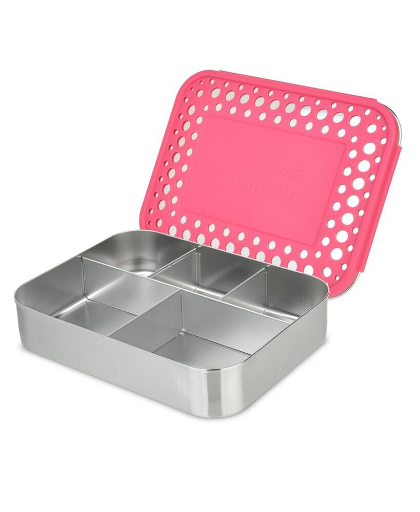 LunchBots large Stainless Steel Bento Lunch Box 5 Sections