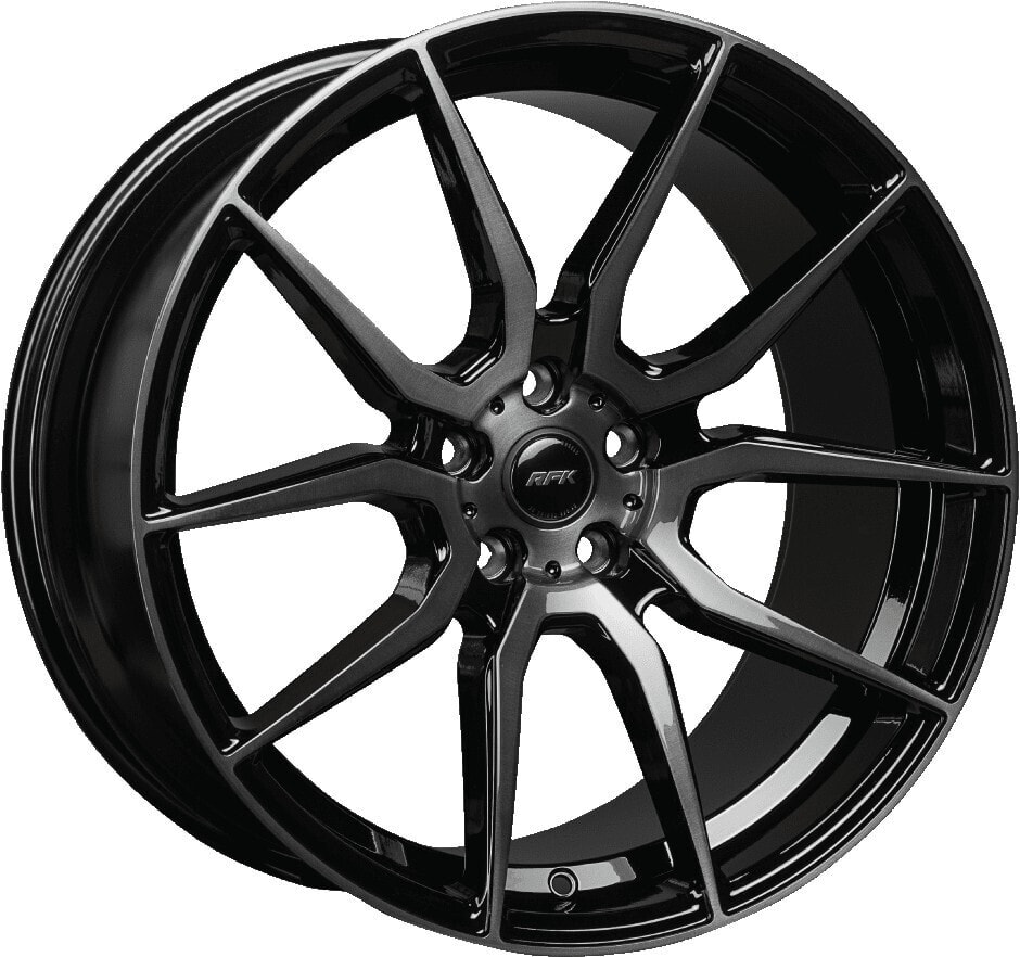 Колесный диск литой RFK Wheels GLS303 gloss black brushed face 9x20 ET25 - LK5/120 ML82