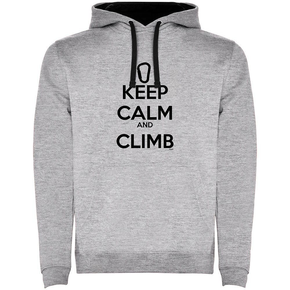 KRUSKIS Keep Calm And Climb Two-Colour Hoodie