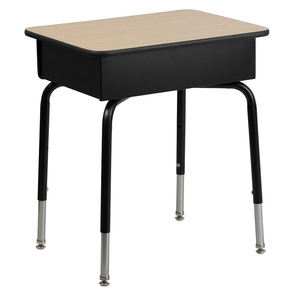 Flash Furniture student Desk With Open Front Metal Book Box