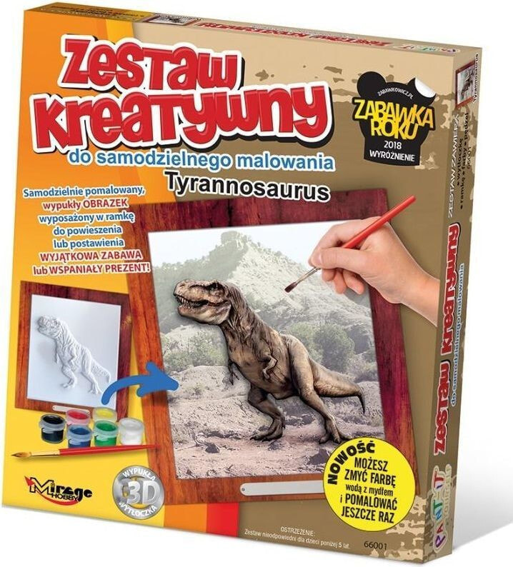 Раскраска для рисования Mirage Zestaw Kreatywny do malowania Dino Tyranozaurus