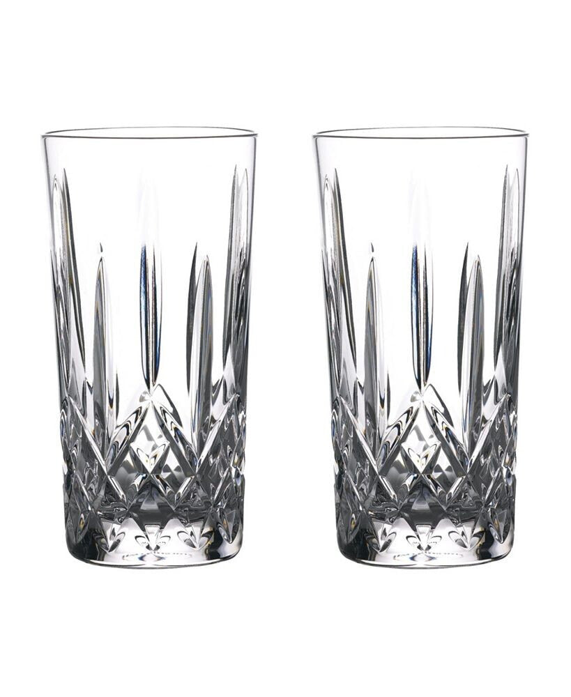 Waterford gin Journeys Lismore Hiball Glasses 16 Oz, Set of 2