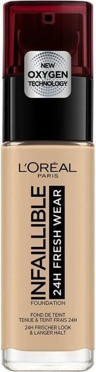 L'Oreal Paris Infallible 24H Fresh Wear Foundation Стойкий тональный крем с увлажняющий гиалуроновым комплексом 30 мл