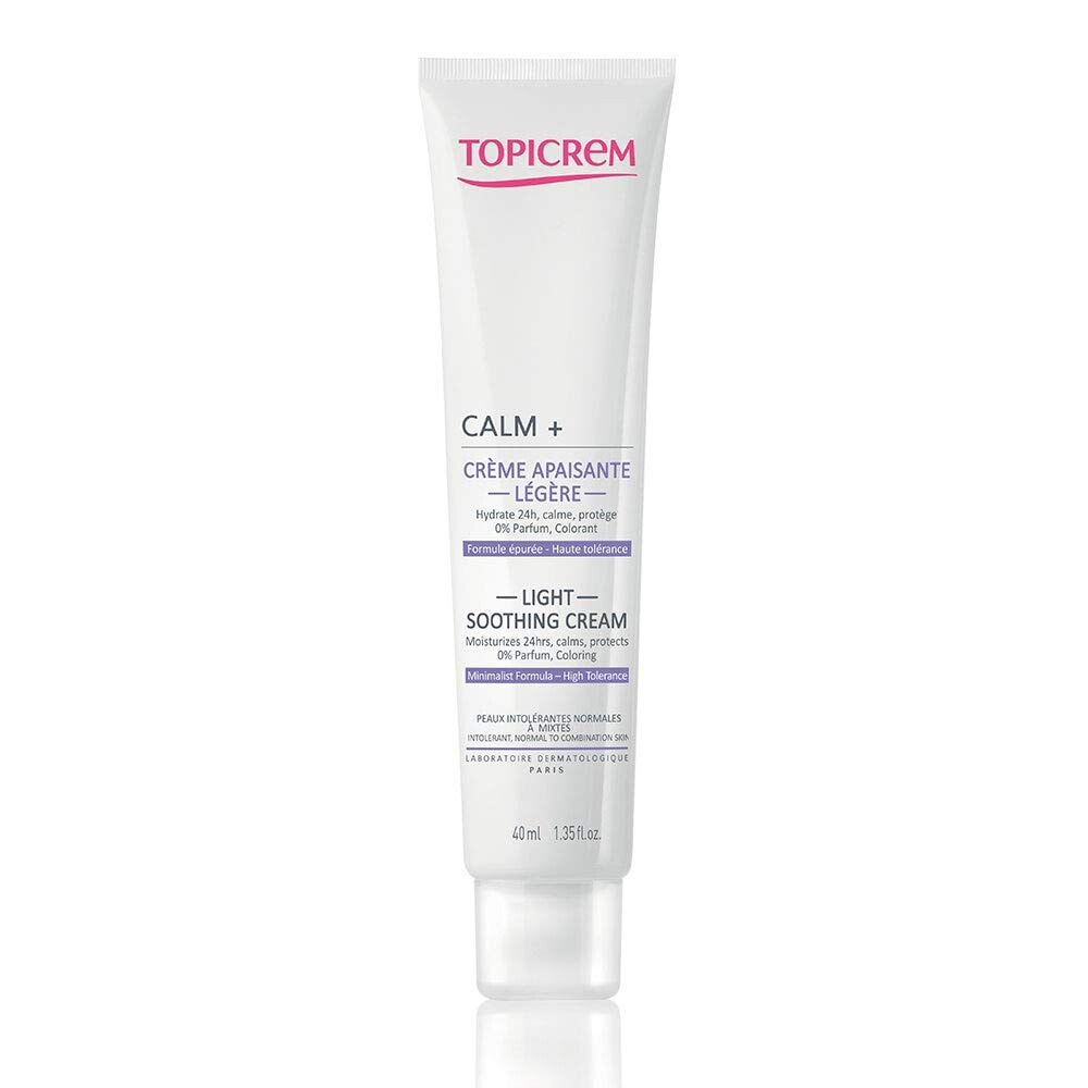 Topicrem Calm+ Light Soothing Cream Успокаивающий крем для нормальной и комбинированной кожи 40 мл