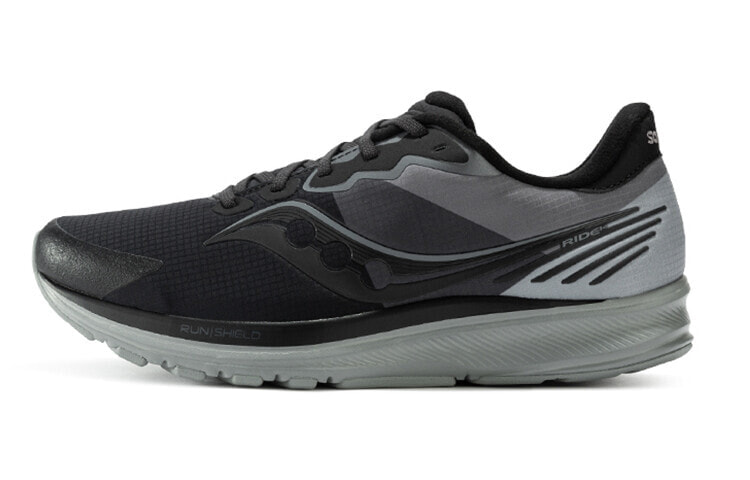 Saucony Ride 14 Runshield 专业竞速 低帮 跑步鞋 男款 黑灰 / Кроссовки Saucony Ride 14 Runshield S20652-2