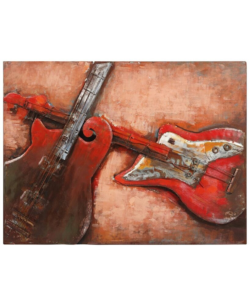 Empire Art Direct acustica Mixed Media Iron Hand Painted Dimensional Wall Art, 30