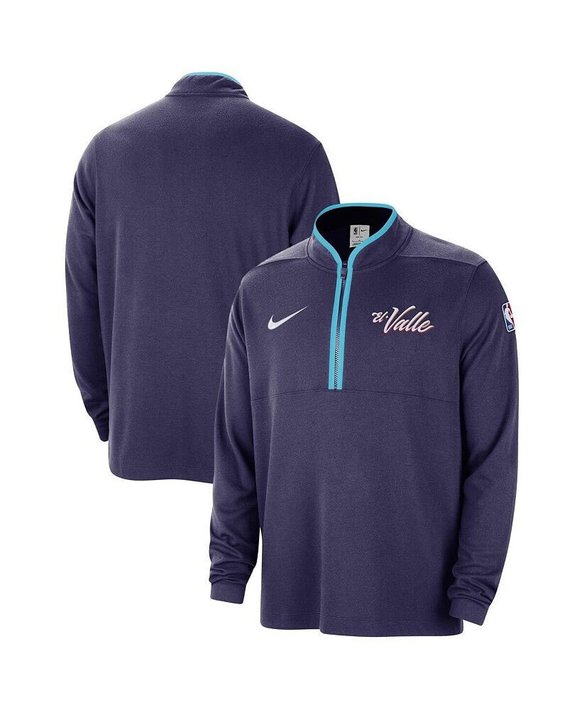 Nike men's Purple Phoenix Suns 2023/24 City Edition Authentic Coaches Half-Zip Jacket