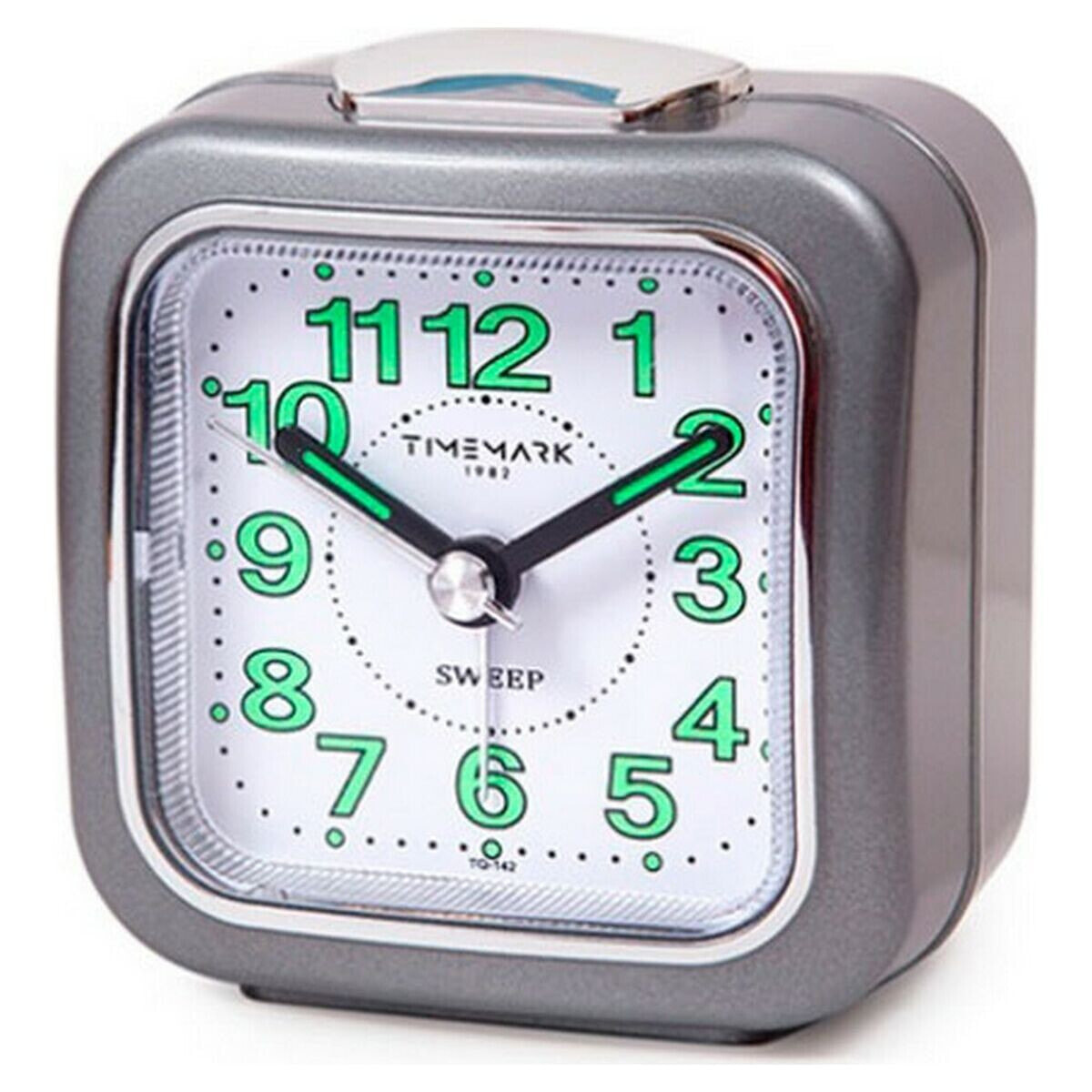 Аналоговые часы-будильник Timemark Серый (7.5 x 8 x 4.5 cm)