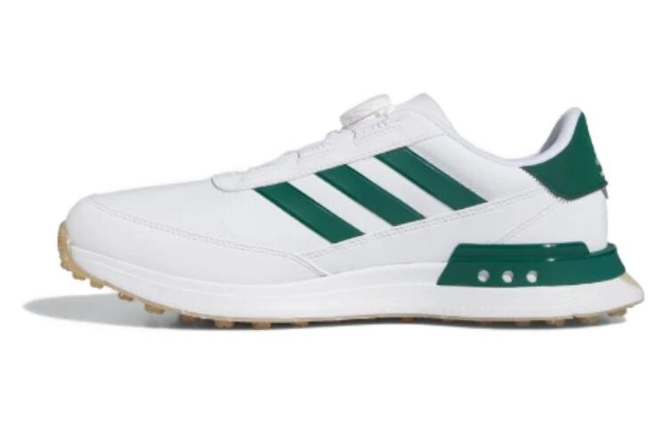 Adidas S2G SlbBore24 Cushioning Wear-Resistant Low-Top Golf Shoes Men's White Green