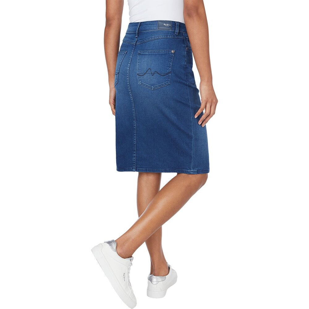 Cotton corduroy mini skirt, brick, Pepe Jeans | La Redoute