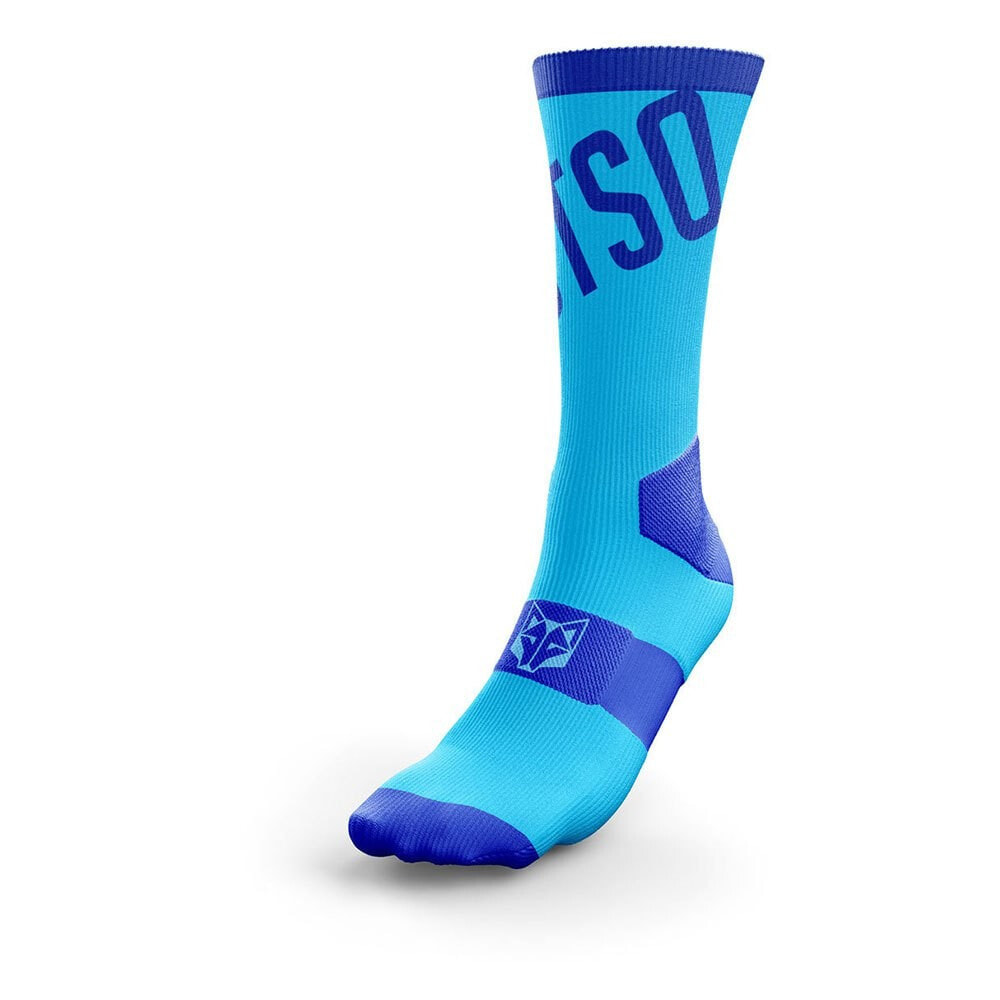 OTSO High Cut Fluo Blue Socks