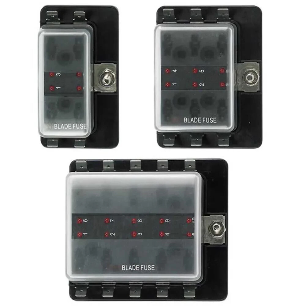 A.A.A. LED Alarm Fuseholder Box 6 Units