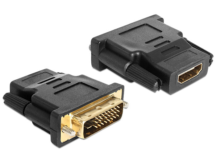 DeLOCK 65466 кабельный разъем/переходник DVI 24+1 HDMI Черный