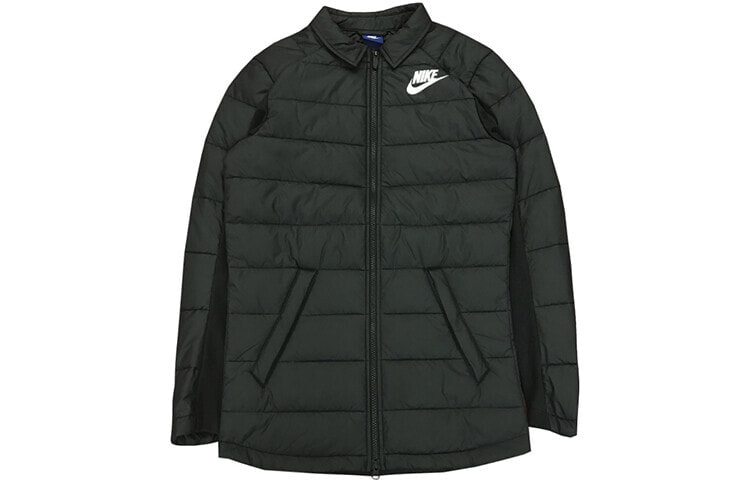 Nike 保暖运动棉服夹克 冬季 男款 黑色 / Куртка Nike Trendy_Clothing Featured_Jacket Cotton_Clothes 943355-010
