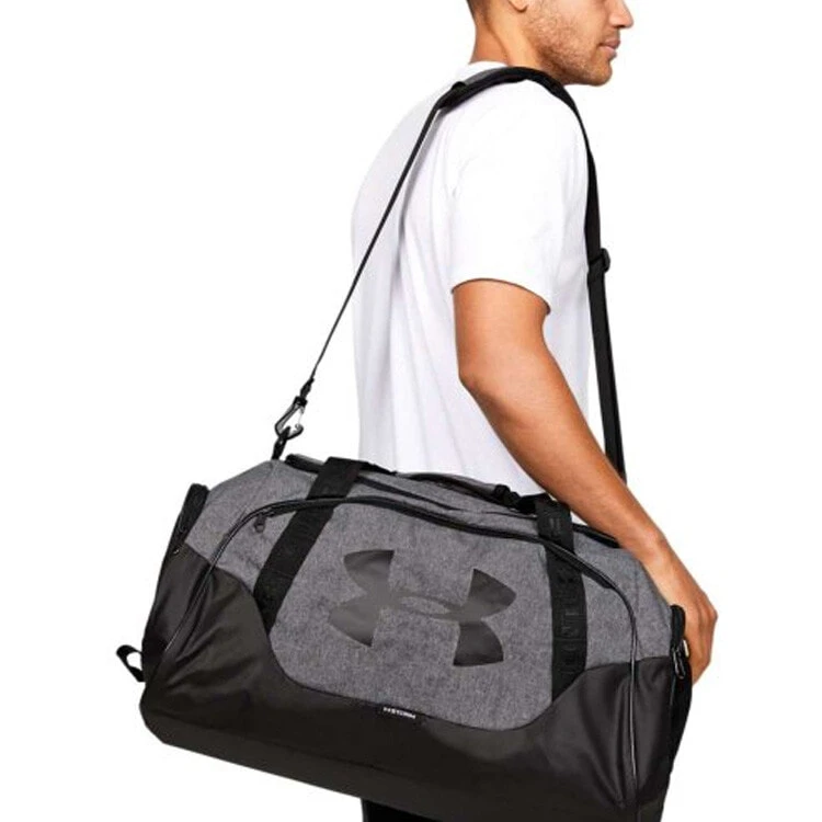 Under Armour Polyester Travel Bag Medium Size Unisex Graphite Gray