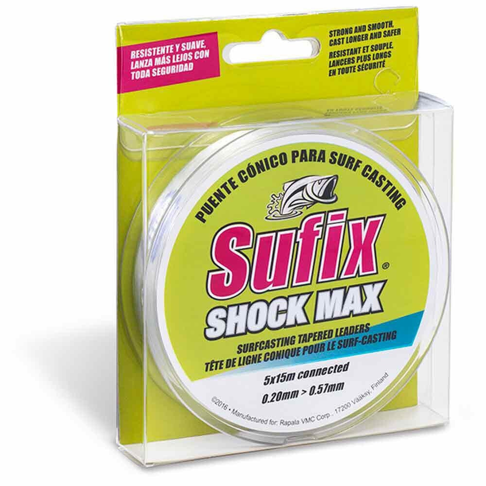 SUFIX Shock Max 15 m Tapered Leader