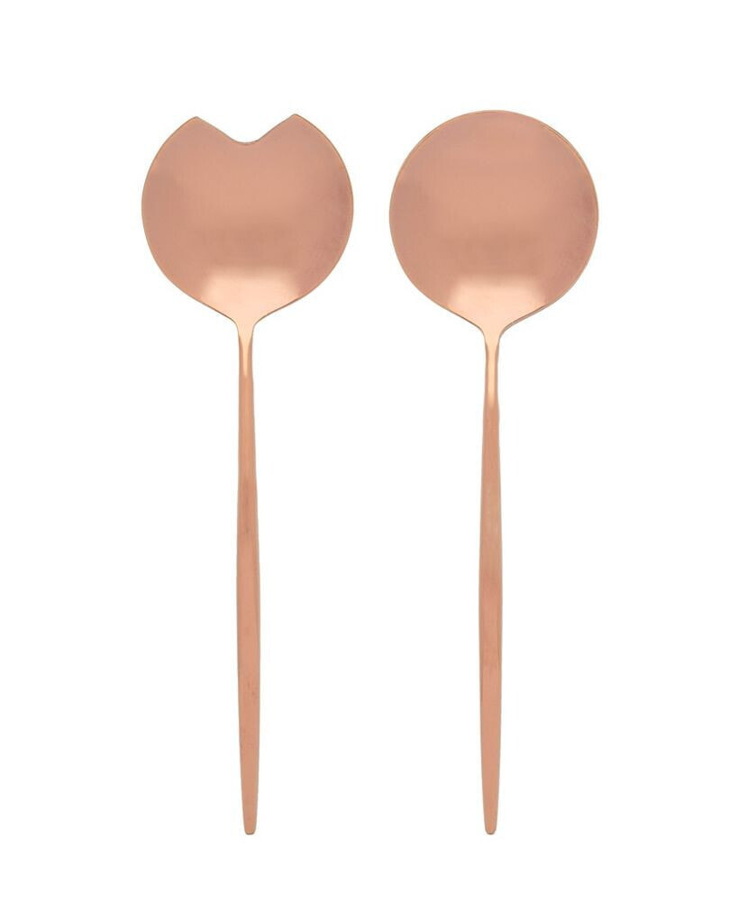 Gaze Copper Mirror Serving Set, 2 Piece