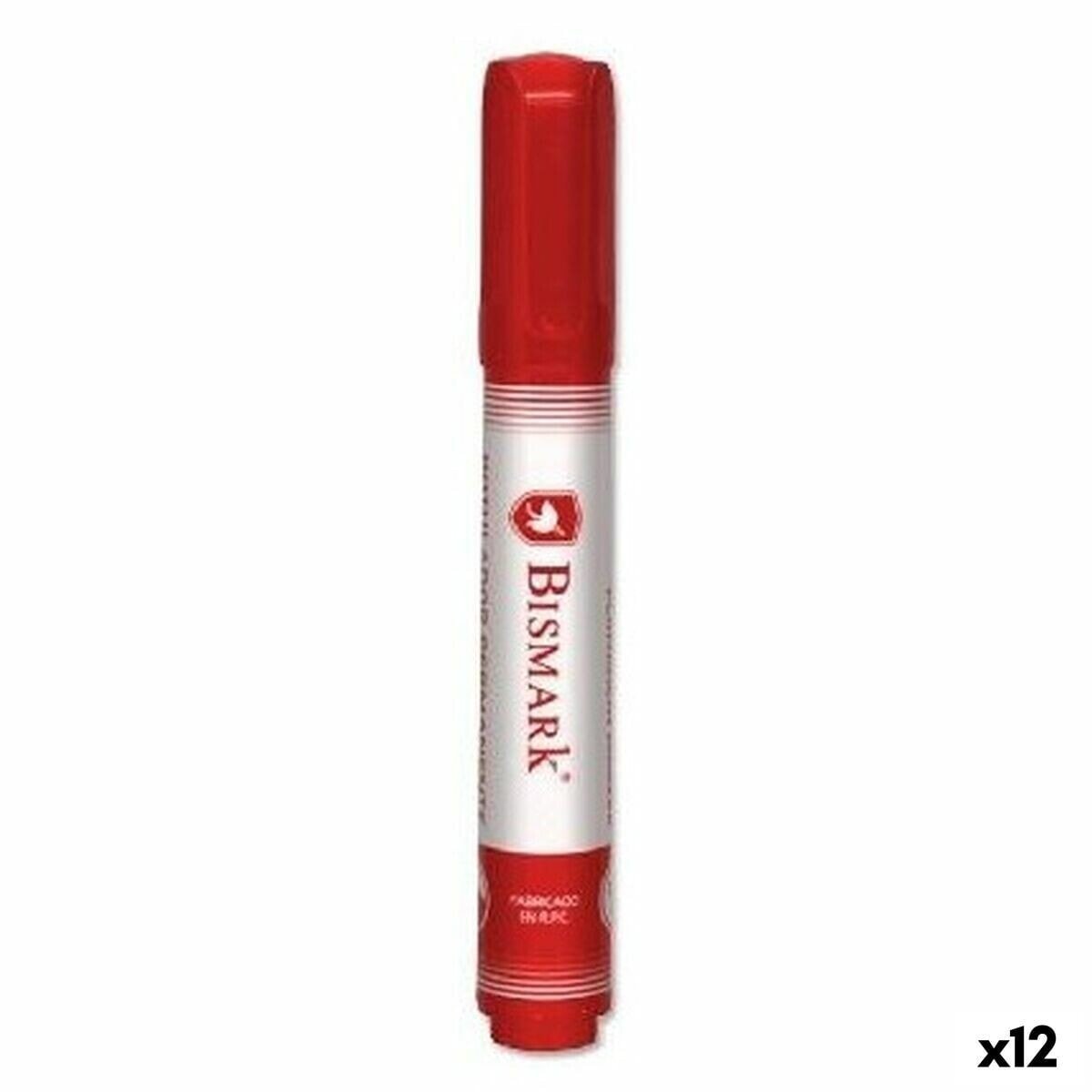 Permanent marker Bismark Red 1,5 mm (12 Units)