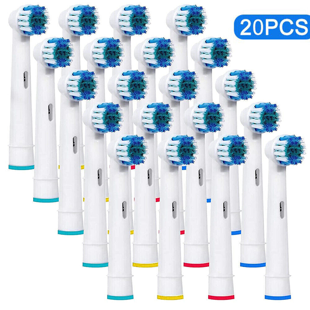 20Pcs Oral B Braun Replacement Toothbrush Heads Deep Clean Electric Brush Heads