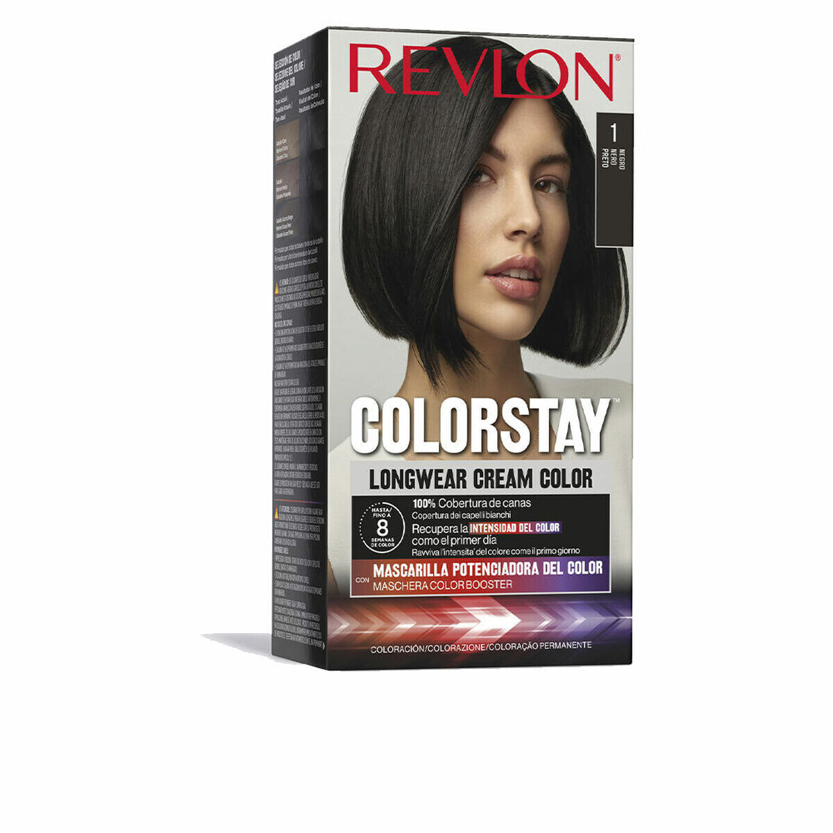 Permanent Dye Revlon Colorstay Black Nº 1
