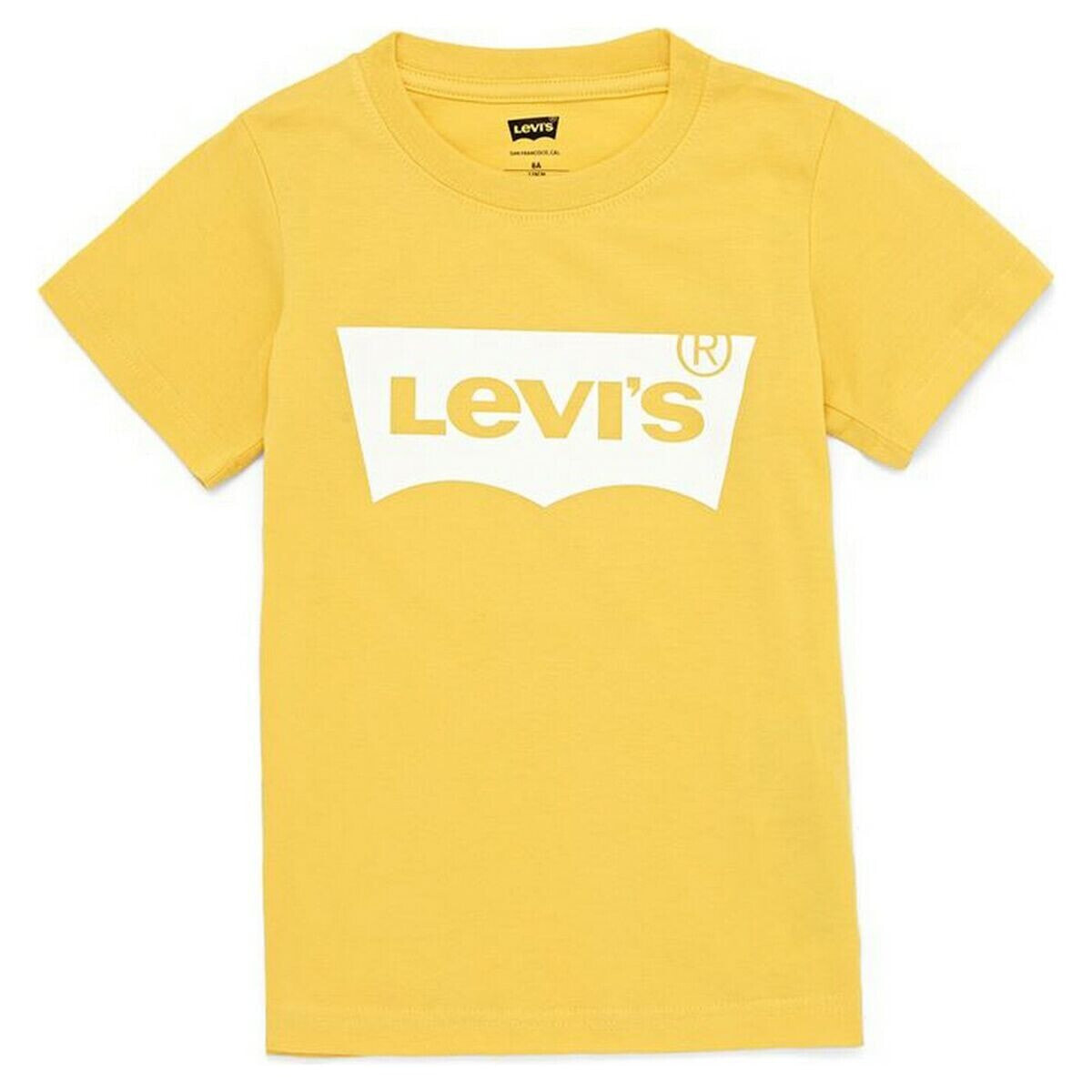 Child's Short Sleeve T-Shirt Levi's Batwing Yellow