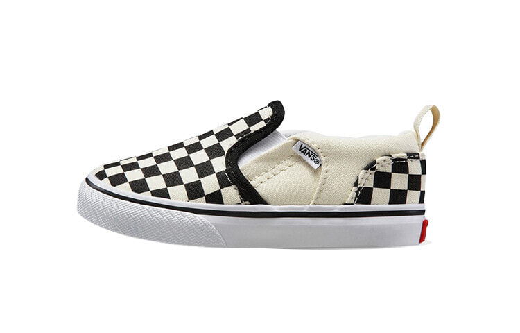 Vans Asher V Toddler 'Checkers - Black Natural'