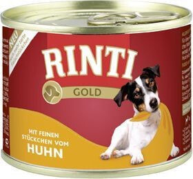 Влажный корм для собак Rinti Rinti Gold puszka Kurczak - 185g