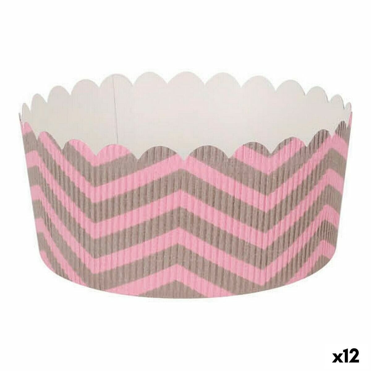 Форма для выпечки Quttin Розовый 6 Предметы 12 x 6 cm (12 штук)