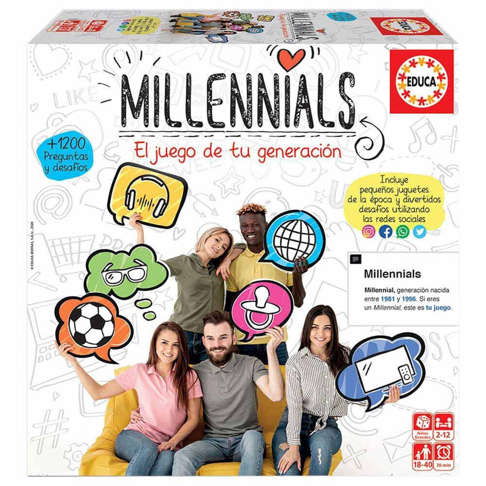 EDUCA BORRAS Millenial Generation Board Game