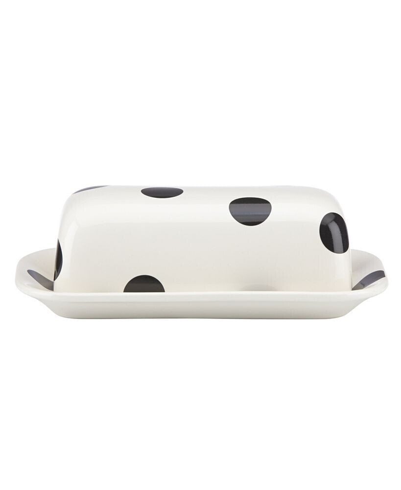 Kate Spade new York Deco Dot Covered Butter Dish