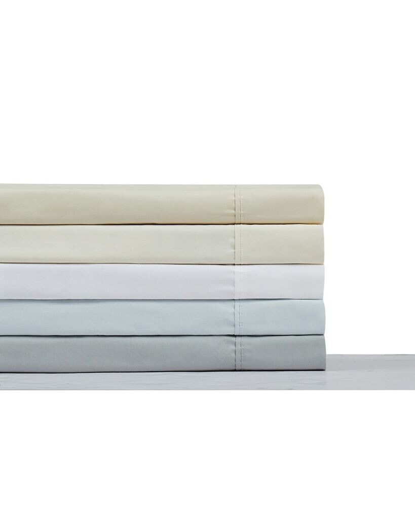 Charisma classic Solid 400 Thread Count Cotton Percale Pillowcase, King