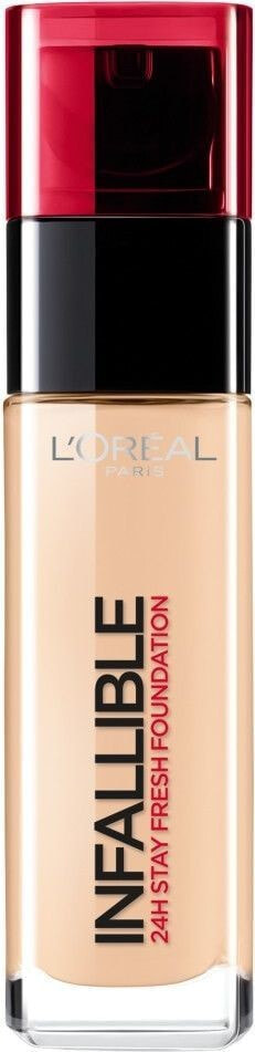 L'Oreal Paris Infallible 24H Fresh Foundation No. 140 Golden Beige Стойкий увлажняющий тональный крем  30 мл