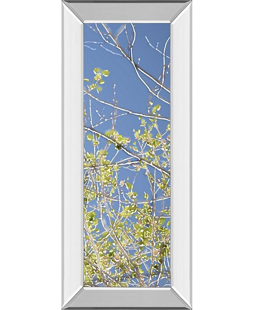 Classy Art spring Poplars IV by Sharon Chandler Mirror Framed Print Wall Art - 18
