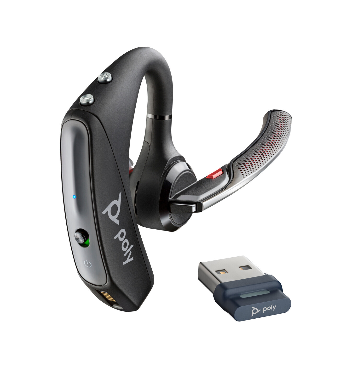 POLY Voyager 5200 Гарнитура Беспроводной Заушины Car/Home office Bluetooth Зарядная стойка Черный 206110-102