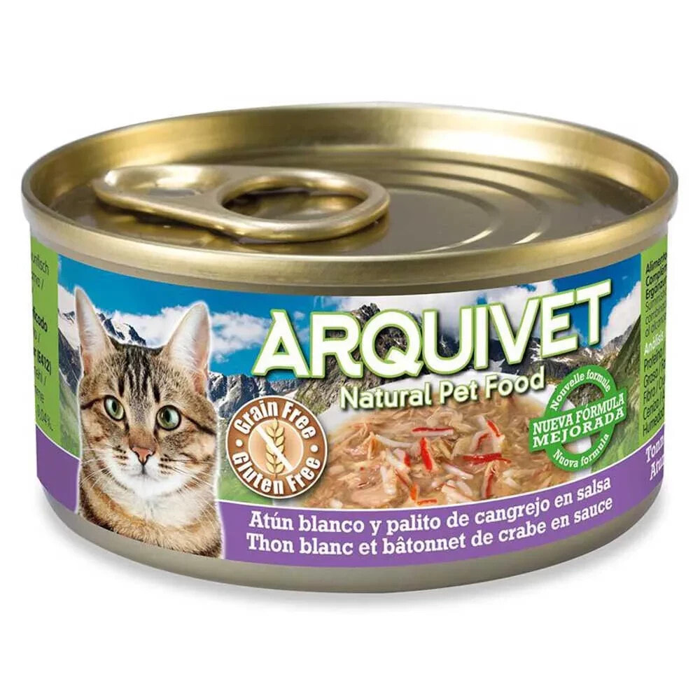 ARQUIVET White Tuna In Sauce With Crab Stick Wet Cat Food