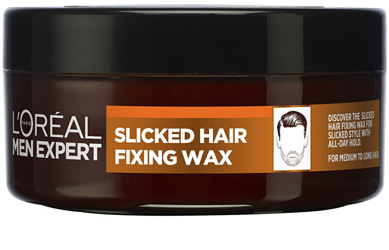 Fixing wax for a smooth hair look Men Expert (Slicked Hair Fixing Wax) 75 ml