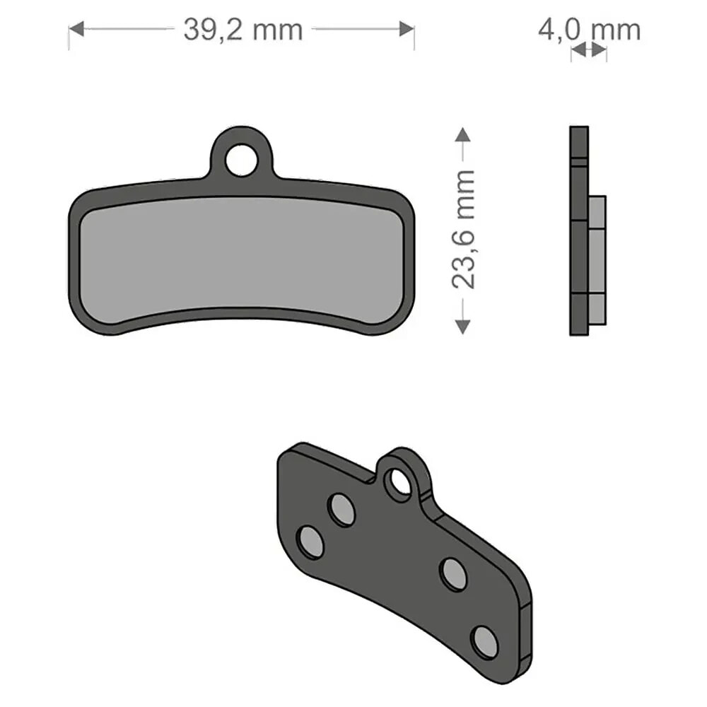 BRENTA CICLO Performance Tech XTR/QUADIEN/HD Shimano/TRP disc brake pads