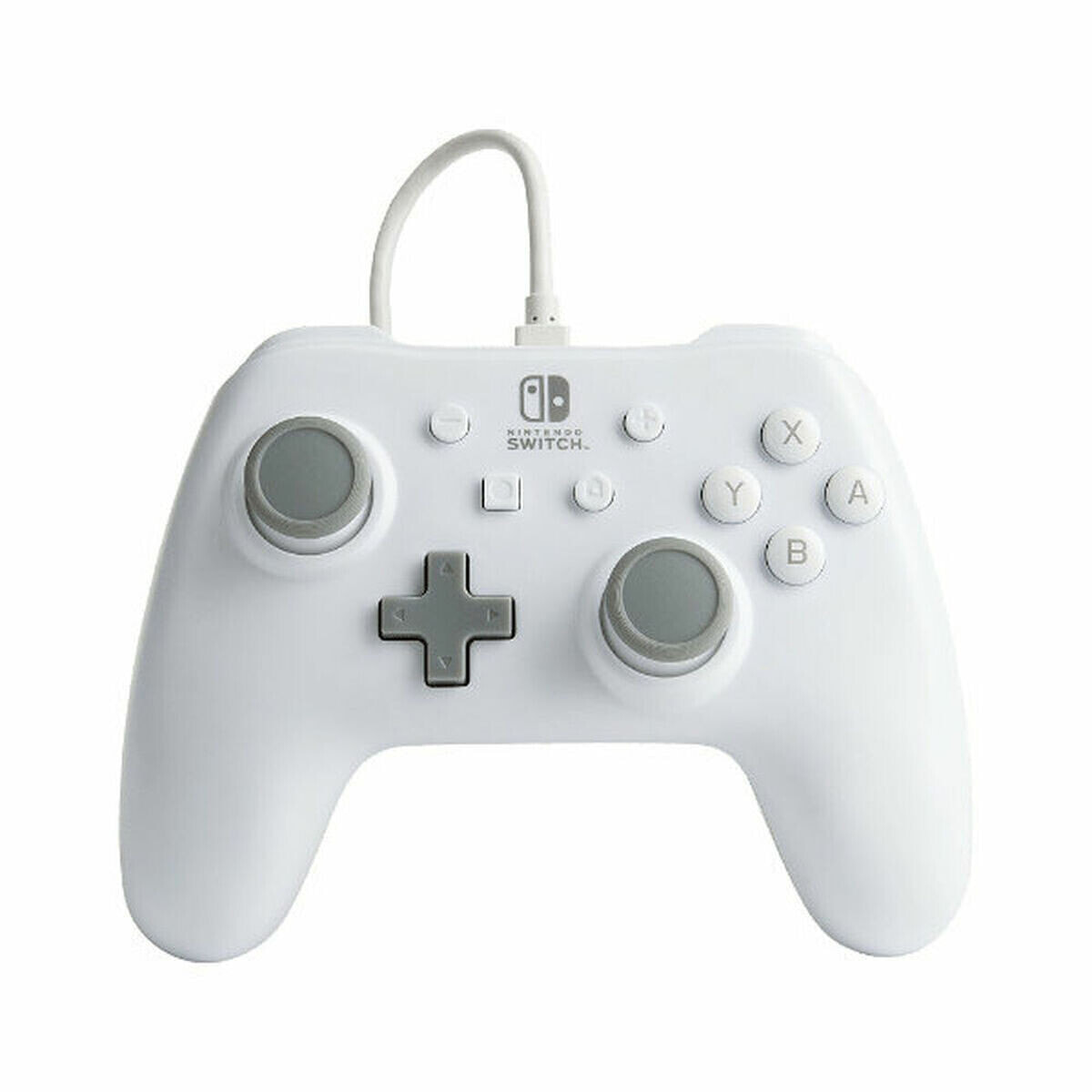 Gaming Control Powera Wired White Nintendo Switch