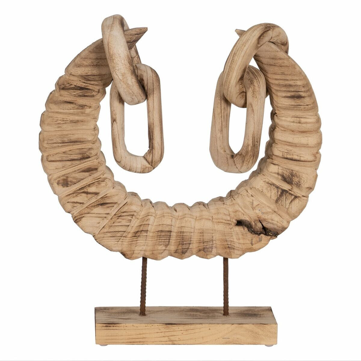 Decorative Figure Natural Horns 50 x 12 x 42 cm