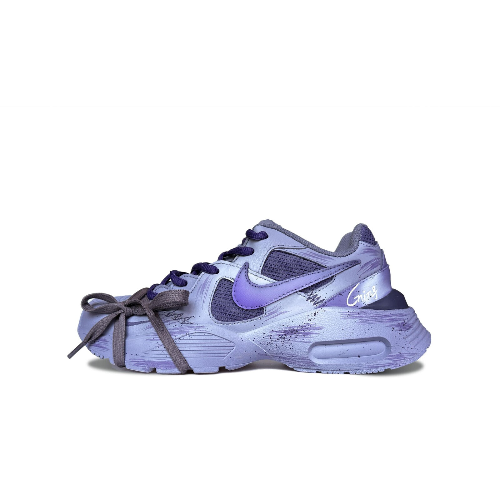 Nike Air Max Fusion Chunky Sneakers Women's Low-Top Purple/Gray