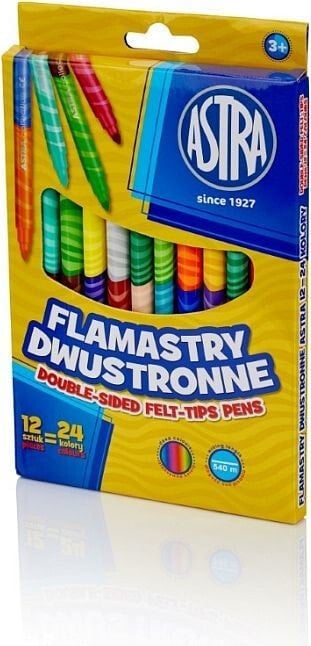 Astra Double-sided felt-tip pens 24 colors (460195a)