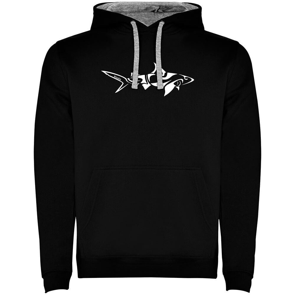 KRUSKIS Shark Tribal Two-Colour Hoodie