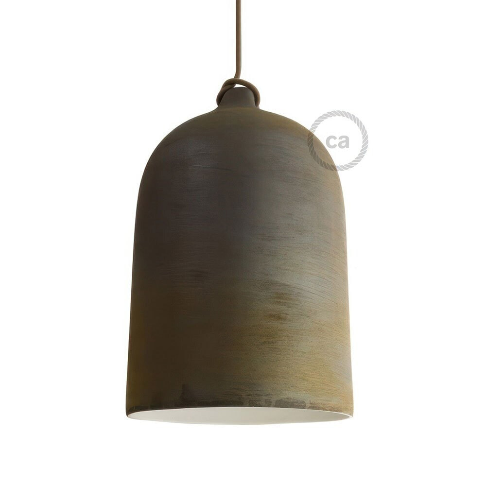 CREATIVE CABLES Hood. XL ceramic lampshade for suspension