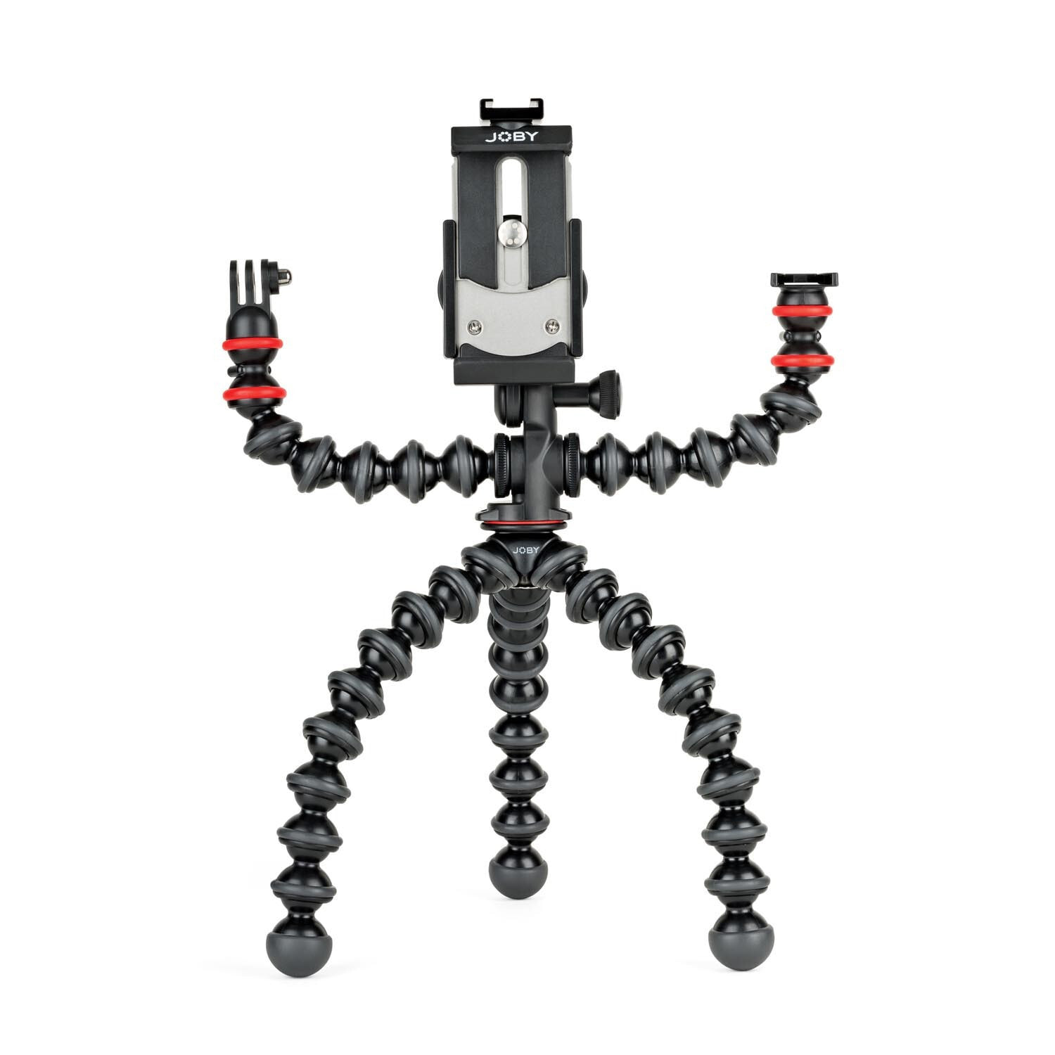 Joby GorillaPod Mobile Rig - 3 leg(s) - Black - Coral - 362 g подставки для  мобильных устройств Цвет: Черный, коралловый купить недорого от 94 руб. в  интернет-магазине bigsaleday.ru