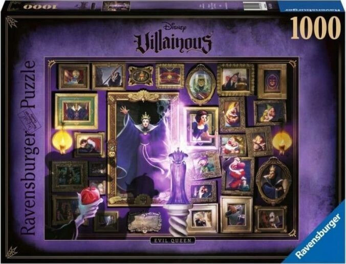 Ravensburger Puzzle 1000 elementów Villainous, Zła królowa
