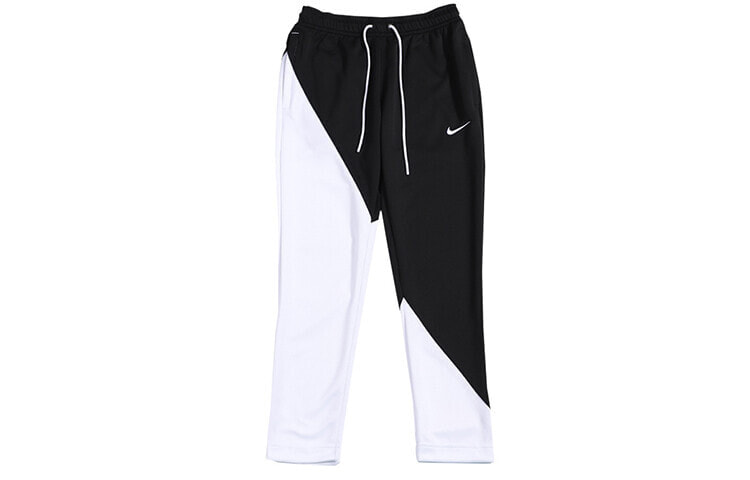 Nike 黑白拼色运动休闲长裤 男款 黑色 / Трендовая одежда Nike BV5290-010